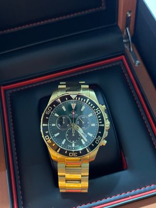 Reloj Jaguar Executive Dorado Cronógrafo