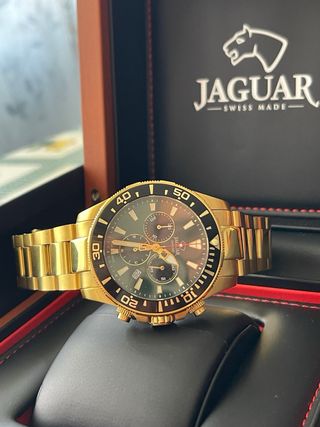 Reloj Jaguar Executive Dorado Cronógrafo