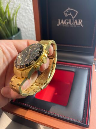 Reloj Jaguar Executive Dorado Cronógrafo