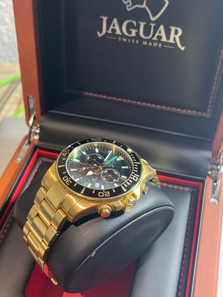 Reloj Jaguar Executive Dorado Cronógrafo