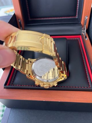 Reloj Jaguar Executive Dorado Cronógrafo
