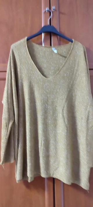 Jersey talla única, pero es como una 42/44