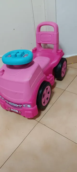 Carrito de juguete Molto rosa