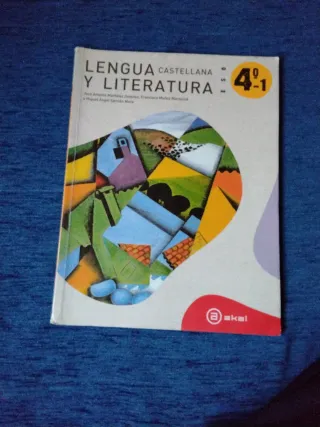 Libro lengua castellana 4 eso . 1 trimestre