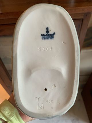 Figura Lladró “Galleguiña conduciendo patos” 1984