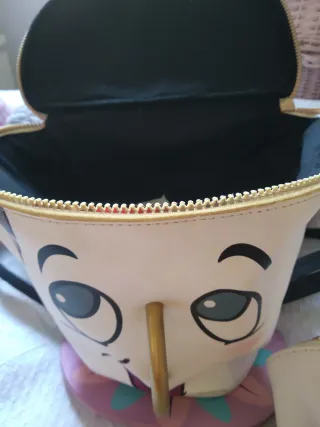 Mochila y Cartera Taza Bella y Bestia