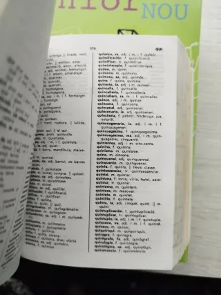 Diccionari Júnior y vocabulario en Valenciano.