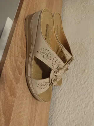 Sandalias Woman Key Talla 37 Beige