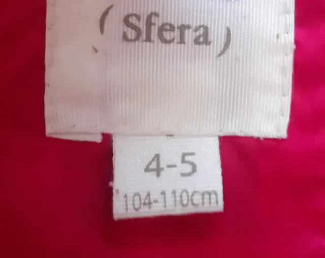 Chaleco acolchado rojo 110cm