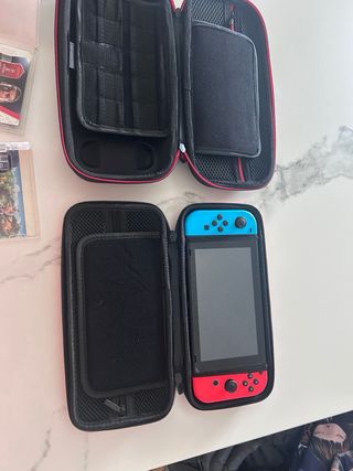 Nintendo Switch Blu/Rosso Neon + Giochi