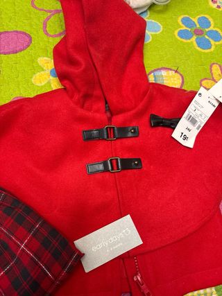 Conjunto Caperucita Roja 3-9 meses