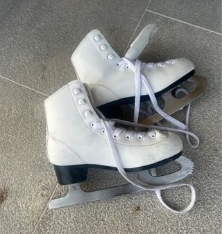 Patines de hielo blancos muy buen estado num 33 34