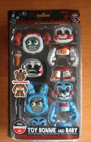 Funko Snaps FNAF –Toy Bonnie y Baby (Pack)con caja