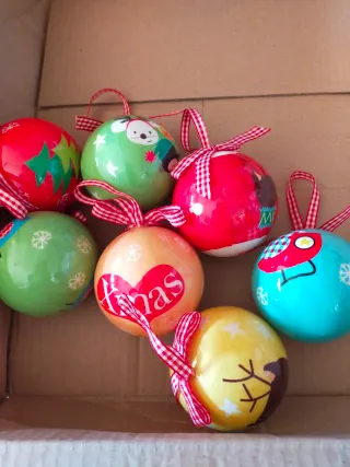 Bolas de Navidad Decoradas Dxmas.