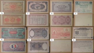 60 Reproducciones Billetes II Guerra Mundial