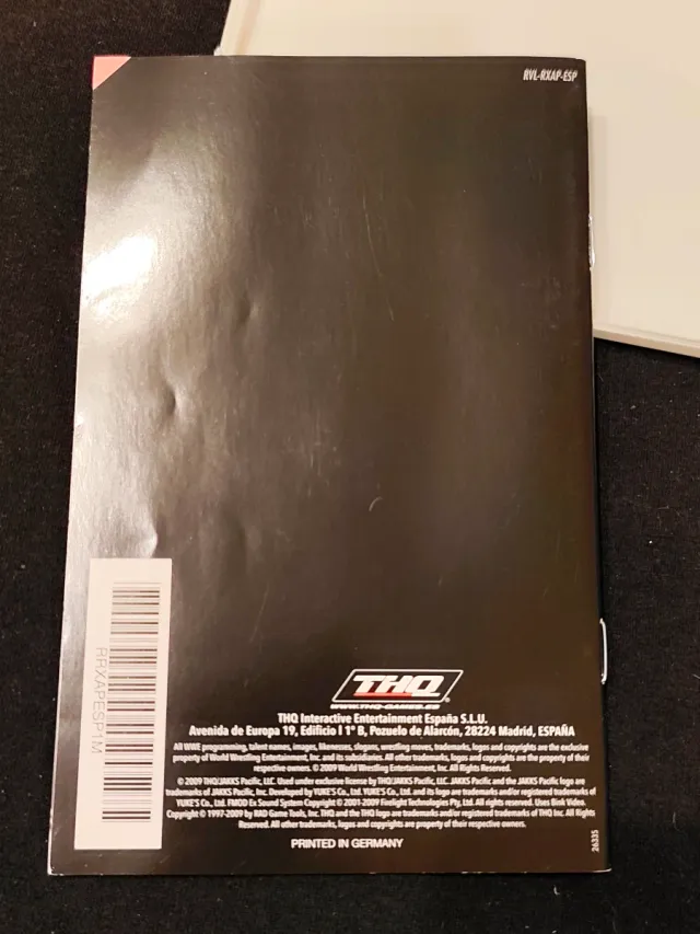 Smackdown vs Raw 2010. Wii.