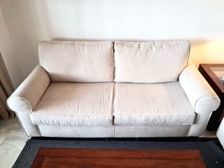 Sofá Kenay 2 plazas tela beige