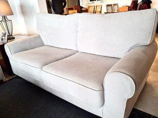 Pareja de sofas Kenay 2 plazas tela beige