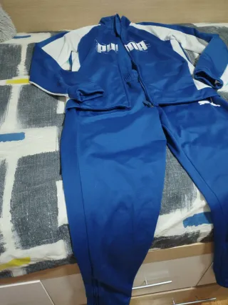 Chándal Puma Azul y Blanco