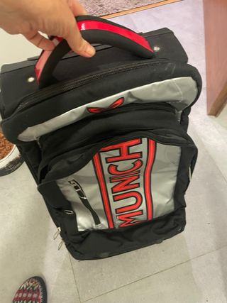 Maleta Munich Negra y Plateada.