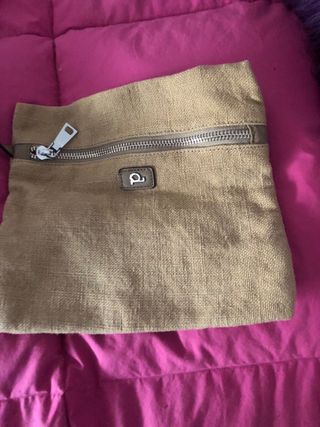 Bolso grande Dayaday negro y beige