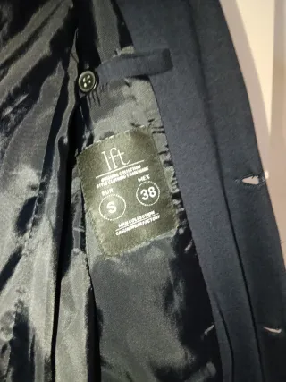 Chaqueta americana negra talla S