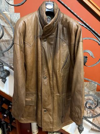 Giubbotto pelle vintage stile vecchia America