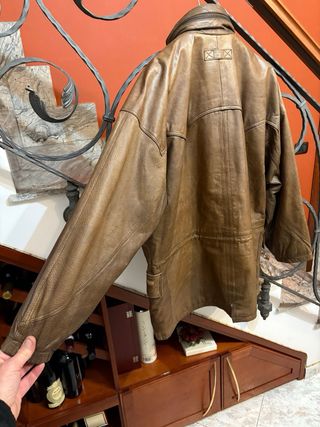 Giubbotto pelle vintage stile vecchia America