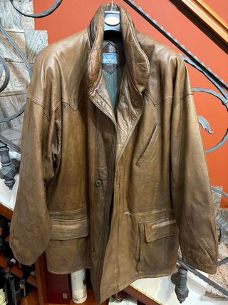 Giubbotto pelle vintage stile vecchia America