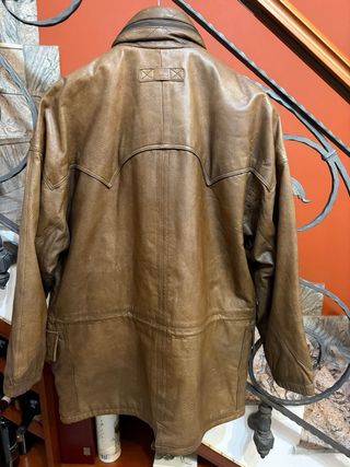 Giubbotto pelle vintage stile vecchia America