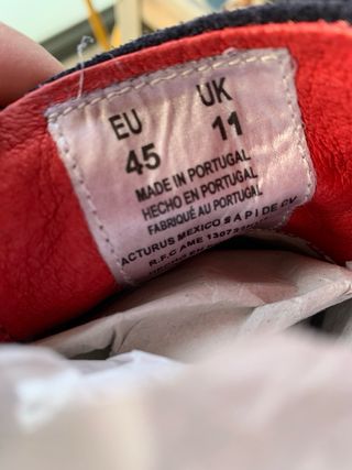 Zapatos Ganso Azul Marino con Cordones Verdes