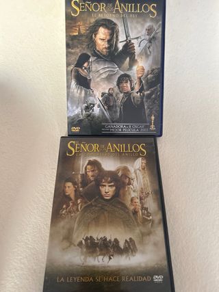 Lote 4 El Señor de los Anillos DVD (Español)