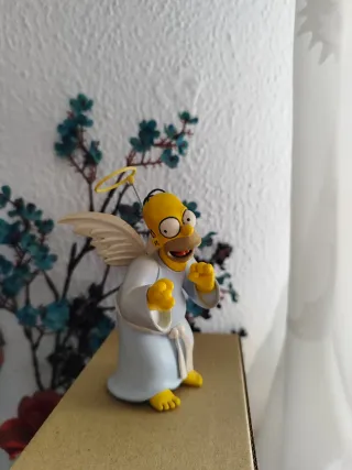Figuras Homer Simpson Ángel y Diablo