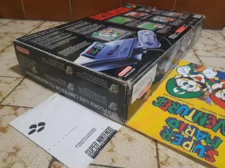 ✅️Super Nintendo Scatola Super Mario World SNES