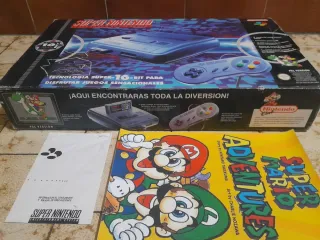 ✅️Super Nintendo Scatola Super Mario World SNES