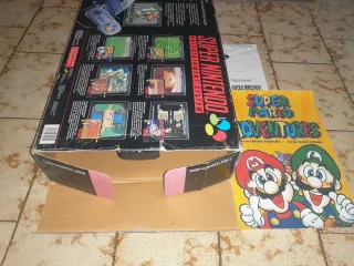 ✅️Super Nintendo Scatola Super Mario World SNES