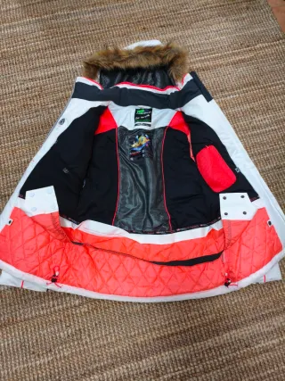 Giubbotto da sci donna bianco T. 42/44