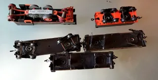 Karl Bub Locomotiva e vagoni latta vintage Germany