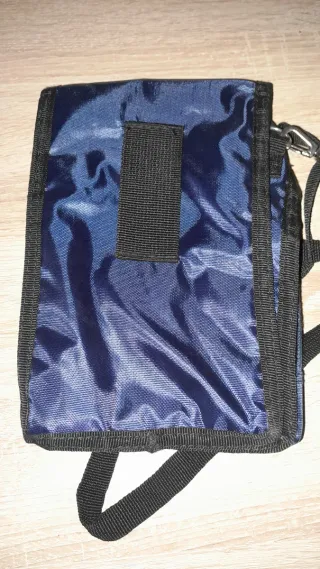 Bolso bandolera Anasma azul y negro