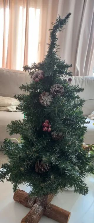 Árbol de Navidad decorado