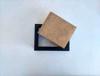 Portafoglio Sisley nuovo da uomo colore marrone