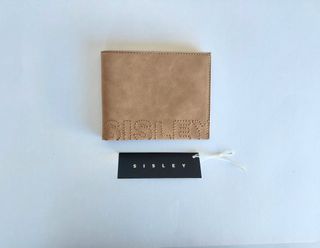 Portafoglio Sisley nuovo da uomo colore marrone