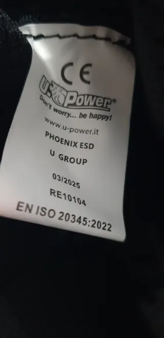 Scarpe da lavoro antinfortunistiche u-power 43