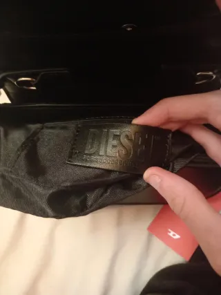 Borsa Diesel nuova nera e rossa