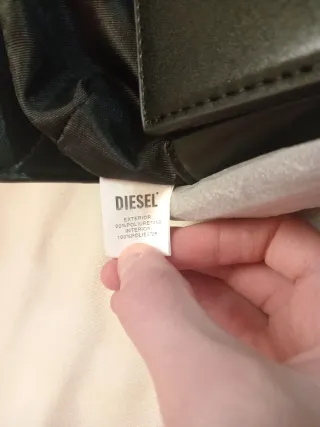 Borsa Diesel nuova nera e rossa