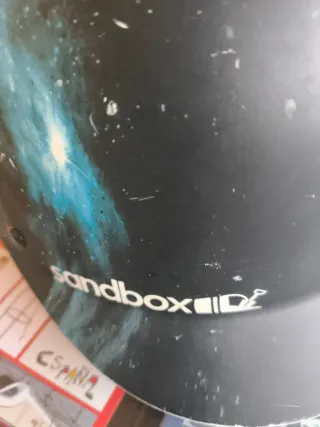 Casco Sandbox Snowboard Negro Galaxia