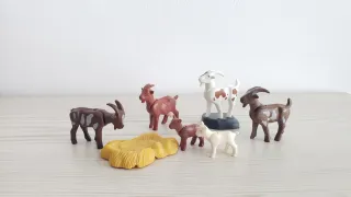 Lote de 6 cabras de Playmobil