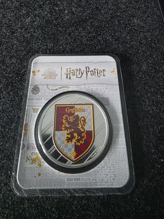 Moneda Plata 1 oz Harry Potter Gryffindor PAMP