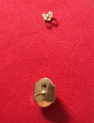 Pendientes Oro 18k Bicolor Mate Brillo