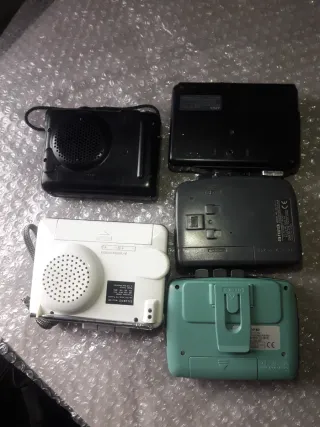 Lote 5 walkman vintage funccionando